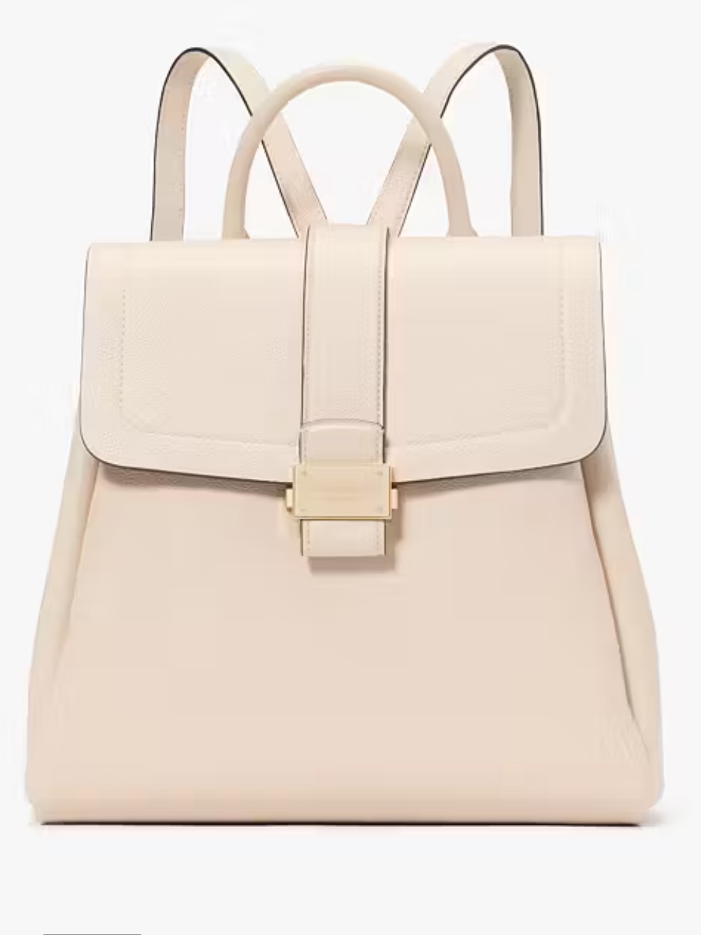 Kate Spade Nouveau Flap Pebbled Leather Backpack